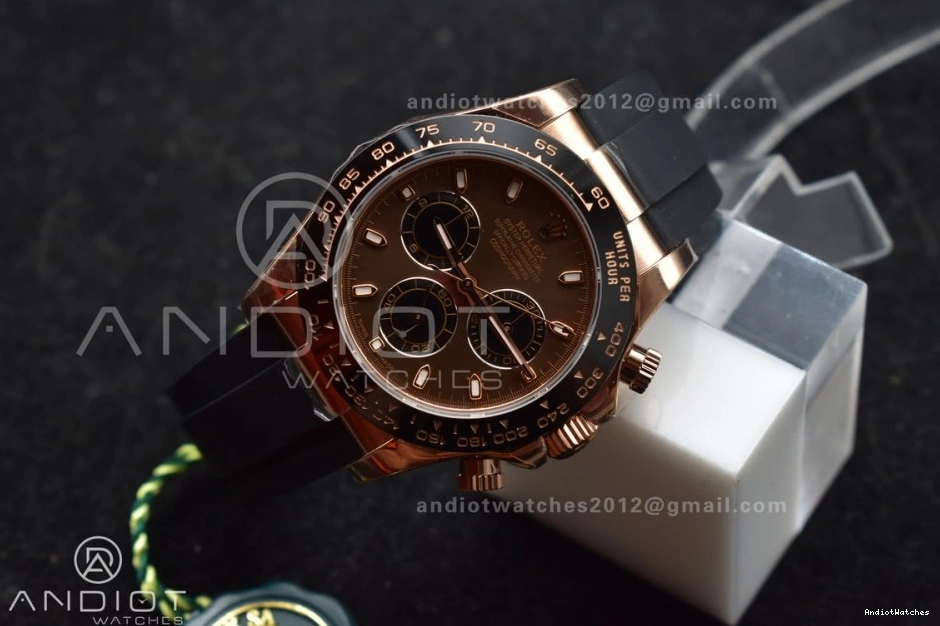 Daytona 749 Edition (Gain Best Oyster-flex on ZF 116515 SH4130 Dial 1:1 Strap Chocolate Weight) DailyWear Black LN 0407